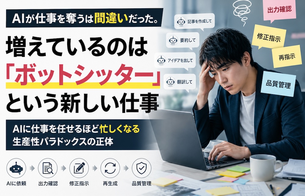 増えているのは「ボットシッター」